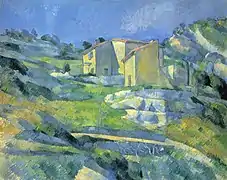Maison en Provence (à L'Estaque), Cézanne.
