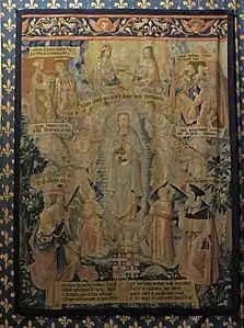 Vie de la Vierge, tapisserie de lisse du XVIe siècle.