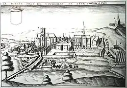 La ville de Coulommiers en Brie - 1600