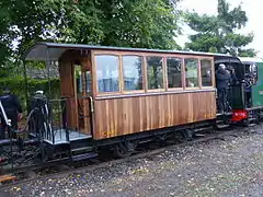 Voiture no B328, des chemins de fer de la Banlieue de Reims.