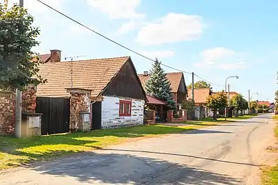 Maisons à Labětín.