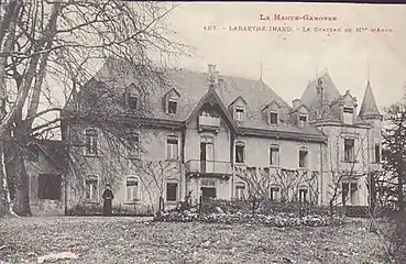 Le château vers 1910.