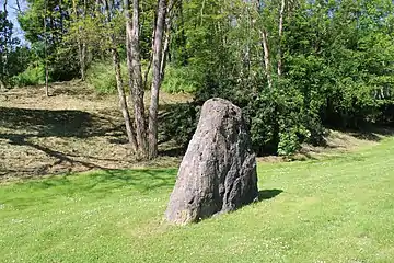 Le menhir.