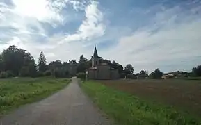 L'église et le château.