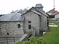 Vue de Labastide-du-Haut-Mont depuis la table d'orientation.