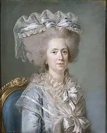 Portrait de Madame Adélaïde (1786-1787), pastel, château de Versailles.