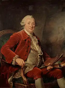 Portrait de Charles Amédée Philippe van Loo (1785), château de Versailles.