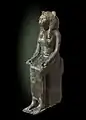 La déesse Bastet. Statuette de bronze. Basse époque, -665 / -330.