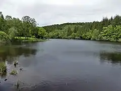 Le lac de Faux à Faux-la-Montagne.