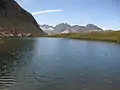 Lac de CatchetPic d'Estaragne, Pic de Campbieil, Pic de Bugatet.