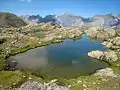 Lac Morgon Médian (2470 m).