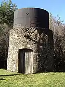 Le château d'eau de Lafage-sur-Sombre.