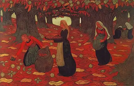 Automne, les Ramasseurs de noisettes (1894), Pasadena, Norton Simon Museum.