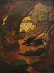 Georges Lacombe, Grotte à Camaret, vers 1890-1897.