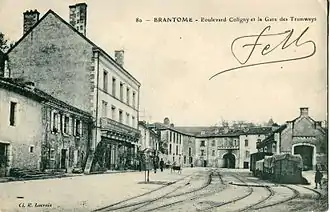 L'ancienne gare des tramways, boulevard Coligny.