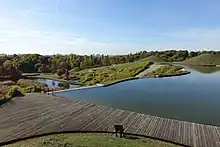 Photographie des Lacs Supérieurs du parc Georges Valbon situé en Seine-Saint-Denis