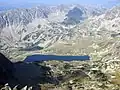 Lac glaciaire dans les monts Retezat.