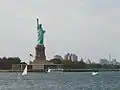 La Statue de la Liberté, vue du Staten Island Ferry.