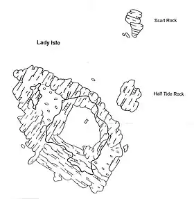 Carte de Lady Isle