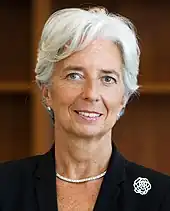 Photo officielle de Christine Lagarde.