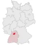 Drapeau de Arrondissement de Heilbronn
