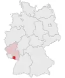Drapeau de Arrondissement du Palatinat-Sud-Ouest