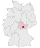 Drapeau de Arrondissement de Saalfeld-Rudolstadt