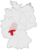 Drapeau de District de Darmstadt