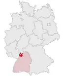Drapeau de Arrondissement de Rhin-Neckar