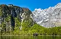 Petite cabane au bord du Königssee. Mai 2019.