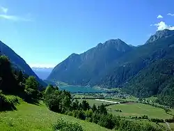 Vue du lac de Poschiavo.