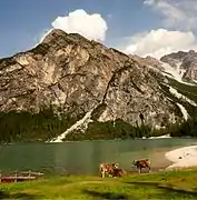 Le lac de Braies.