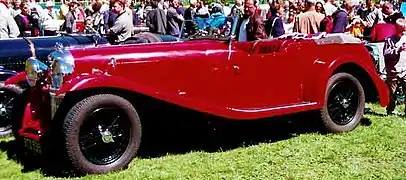 Lagonda 3½-Litre Rapide Tourer (1935).