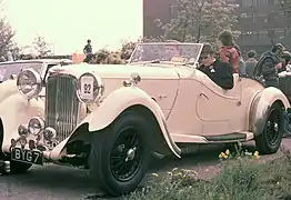 Lagonda LG45R Rapide (1937).