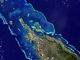 Lagons et récifs coralliens du Nord de la Nouvelle-Calédonie.