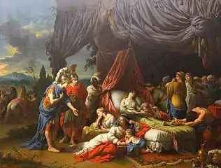 La mort de la femme de Darius,Louis Jean François Lagrenée