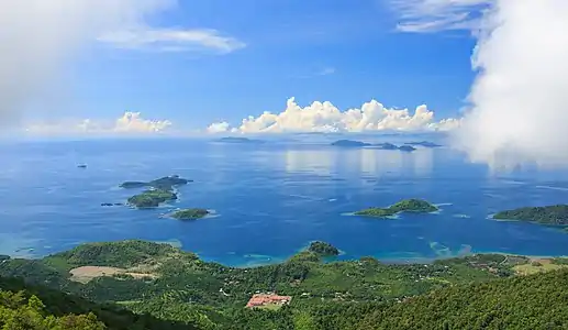 Vue panoramique  de Lahad Datu