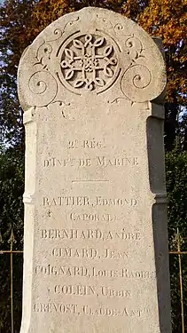 Le monument aux morts de la Guerre de 1870