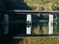 Viaduc ferroviaire sur la Meuse.