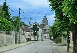 Une rue du village.