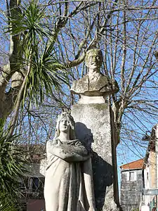 Monument à Alexandre Laissac (1920, détail), Olargues.