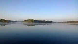 Le lac Salajärvi à Hartola.