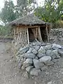 Tukul de Lalibela en Éthiopie