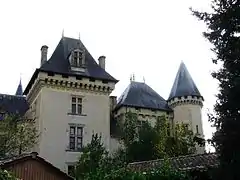 Le côté nord du château.