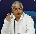 Lalu Prasad Yadav, leader du Rashtriya Janata Dal.