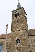 Le clocher de l'église.