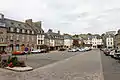 La place du marché de Lamballe.