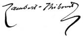 signature de Lambert-Thiboust