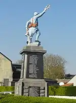 Le Poilu victorieux de Lambres-lez-Douai