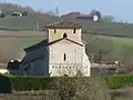 Vue de l'ouest de l'église Saint-Saturnin